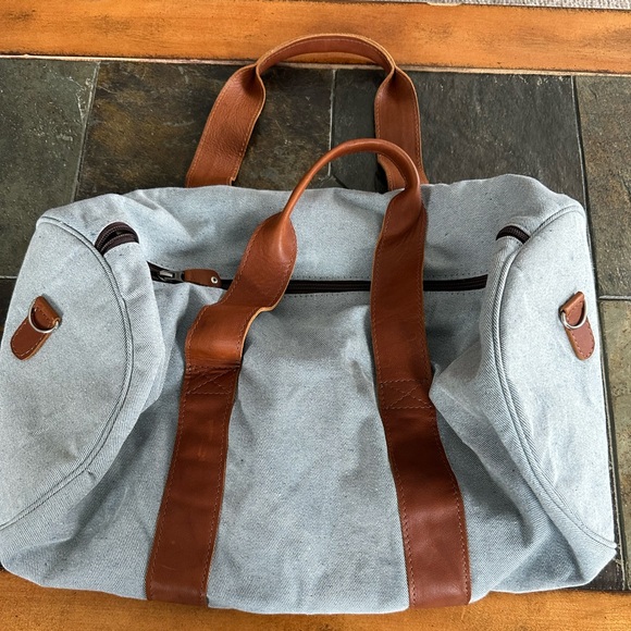 Nena & Co. Handbags - Nena and Co upcycled denim duffle